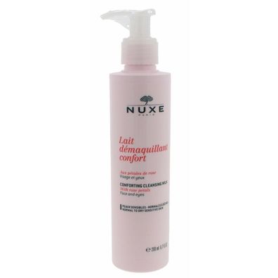 Nuxe Comforting Cleansing Milk mit Rosenblütenblättern 200ml