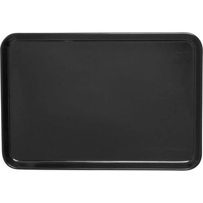 WACA Tablett Melamin, schwarz, Höhe: 17 mm, Länge: 350 mm, Breite: 240 mm