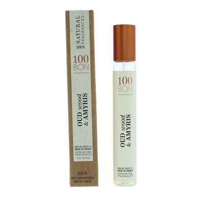 100 Bon Oud Wood Amyris Mini Edp Spray unisex Nachfüllbar 15ml Für Männer