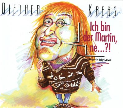 Maxi CD Cover Diether Krebs & Gundula - Ich bin der Martin ne