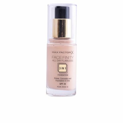 Max Factor Facefinity 3In1 Primer Concealer And Foundation #35 Pearl Beige 30ml