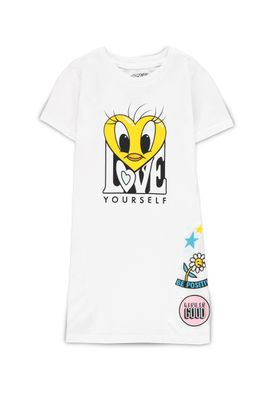 Looney Tunes (Kids) - Girls Shirt Dress White
