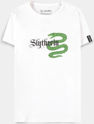 Harry Potter - Slytherin Boys Basic Short Sleeved T-shirt White