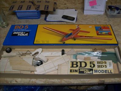 Aeronaut BD 5 1335/00 Elektro Flugmodell 133500 Bausatz Vintage