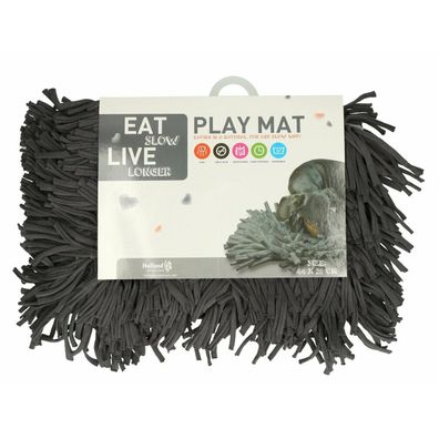 Eat Slow Live Longer Play Mat Grey