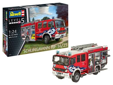 Revell Mercedes-Benz Schlingmann TLF 16/25 in 1:24 Revell 07586 Bausatz Feuerweh