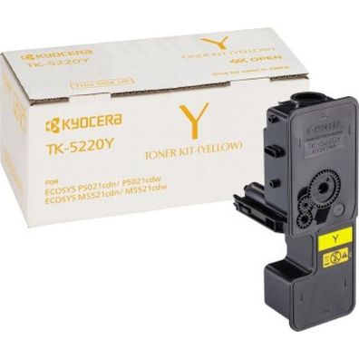 Kyocera Cartridge TK-5220 TK5220 Yellow Gelb (1T02R9ANL1)