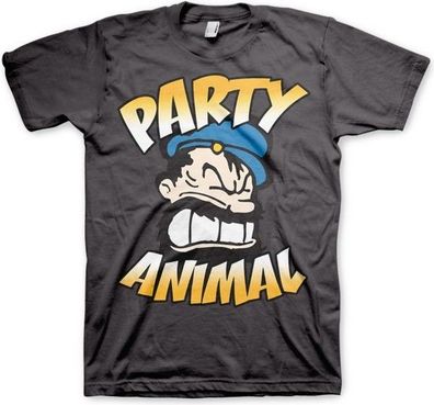Popeye Brutos Party Animal T-Shirt Dark-Grey
