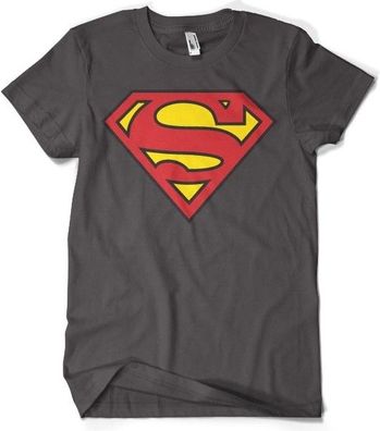 Superman Shield T-Shirt Dark-Grey