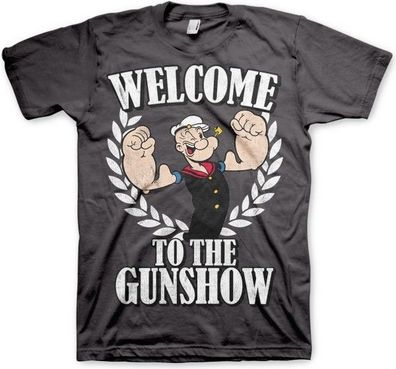 Popeye Welcome To The Gunshow T-Shirt Dark-Grey