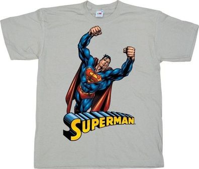 Superman Flying T-Shirt Khaki