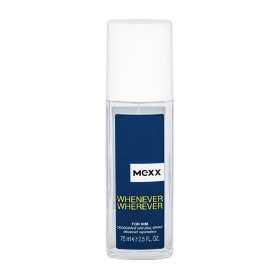 MEXX Whenever Wherever For Him DEO Glas 75ml