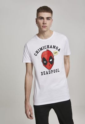 Merchcode T-Shirt Deadpool Chimichanga Tee White