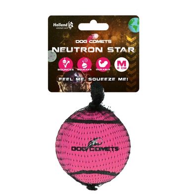 Dog comets Neutron Star Pink 1pc with Squeaker (Tennisball)