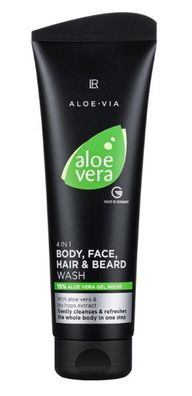 LR Aloe Vera Mens Essentials 4in1 Körper-, Gesicht-, Haar- und Bart-Shampoo