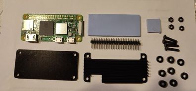 Raspberry Pi Zero 2W - 512MB Ram - 1GHz CPU inkl. schwarzen Gehäusebausatz