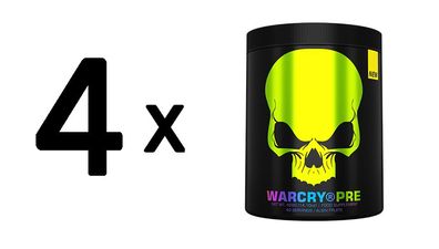 4 x Genius Nutrition WARCRY (400g) Rainbow Candy