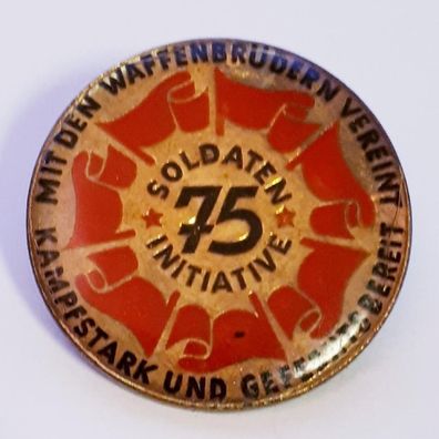 DDR NVA Abzeichen Soldateninitiative 75