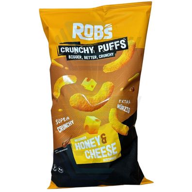 Rob`s Crunchy Puffs | Bigger, Better, Crunchy | Honey & Cheese 130g