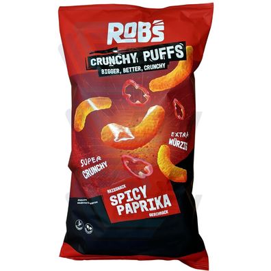 Rob`s Crunchy Puffs | Bigger, Better, Crunchy | Spicy Paprika 130g