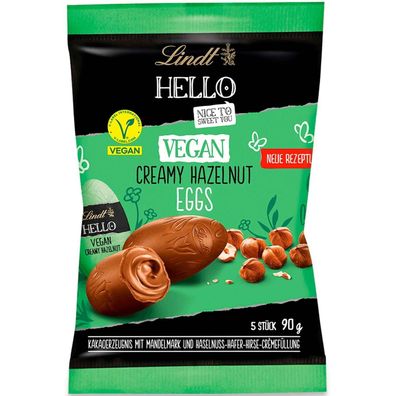 Lindt Hello Vegan Creamy Hazelnut Eggs Hafer-Drink 90g