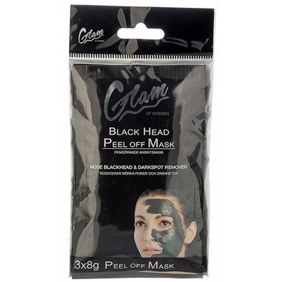 Glam Of Sweden Mask Black Head Peel Off 3 X 8g