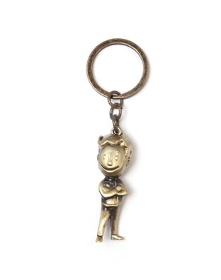Fallout Keychains Fallout - Golden Vault Boy 3D Metal Keychain Gold