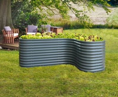 Vitavia Hochbeet Erweiterung Curve, grau