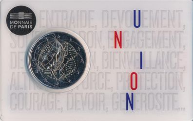 Frankreich 2 Euro 2020 - Medizinische Forschung in Karte - Union
