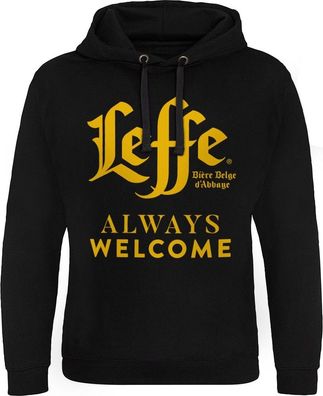 Leffe Always Welcome Epic Hoodie Black