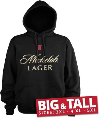 Michelob Lager Big & Tall Hoodie Black