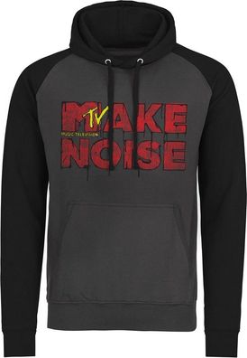 Make Noise MTV Baseball Hoodie Dark-Grey-Black