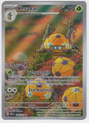 Pokemon - Paradoxrift Keradar 184/182 PAR DE - NM Deutsch