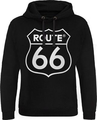 Route 66 Logo Epic Hoodie Black