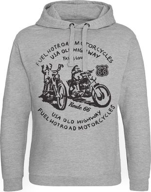 Route 66 Fuel Epic Hoodie Heather-Grey