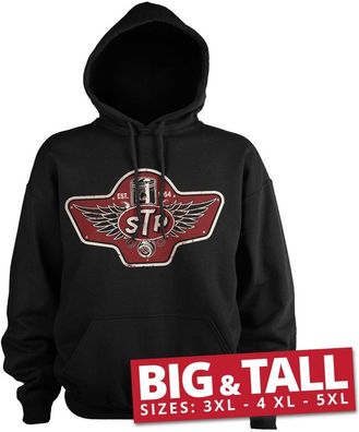 STP Piston Emblem Big & Tall Hoodie Black