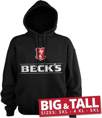 Beck's Logo Big & Tall Hoodie Black