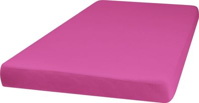 Playshoes Kinder Jersey-Spannbettlaken 60x120 cm Pink
