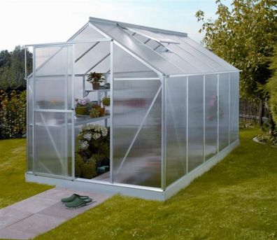 Vitavia Gewächshaus Triton 6200, 6mm HKP, alu, inkl. Fundament