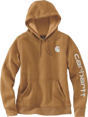 Carhartt Damen Logo Sleeve Graphic Sweatshirt Carhartt® Brown
