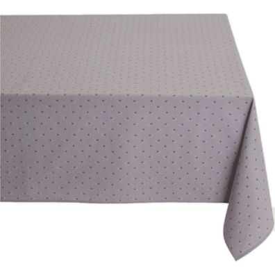 Tischdecke Gartentischdecke Stoff Beschichtet Baumwolle Decke Indoor Outdoor Grau
