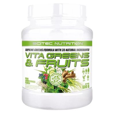 Scitec Vita Greens & Fruits - Birne Zitronengras - Birne Zitronengras