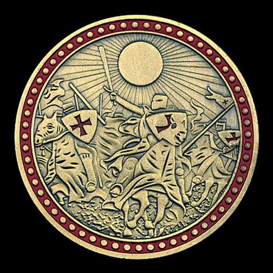 Tempelritter Medaille/ Ritter Medaille/ Knights Templar (Med01247)