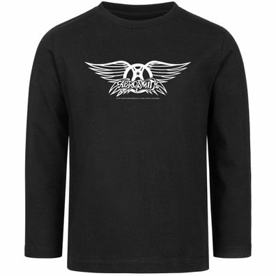 Aerosmith (Logo Wings) Kinder Longsleeve 100% Bio-Baumwolle Organic