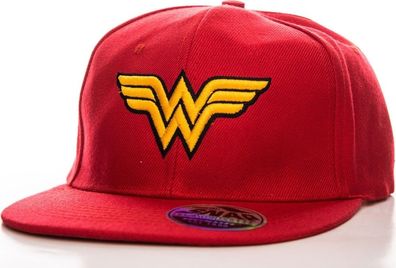 Wonder Woman Wings Snapback Cap Red