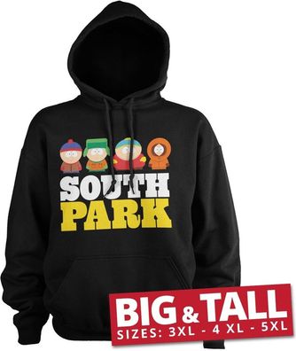 South Park Big & Tall Hoodie Black