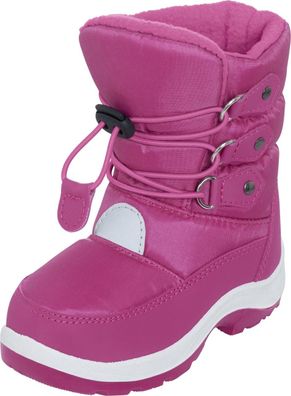 Playshoes Kinder Winterschuh Winter-Bootie zum Schnüren Pink
