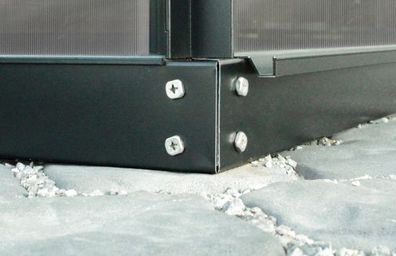 Vitavia Stahlfundament 1300, 6cm, schwarz