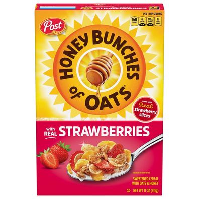 Post Cereal Honey Bunches of Oats Strawberry 311g