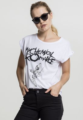 Merchcode Female Shirt Ladies My Chemical Romance Black Parade Cover Tee White